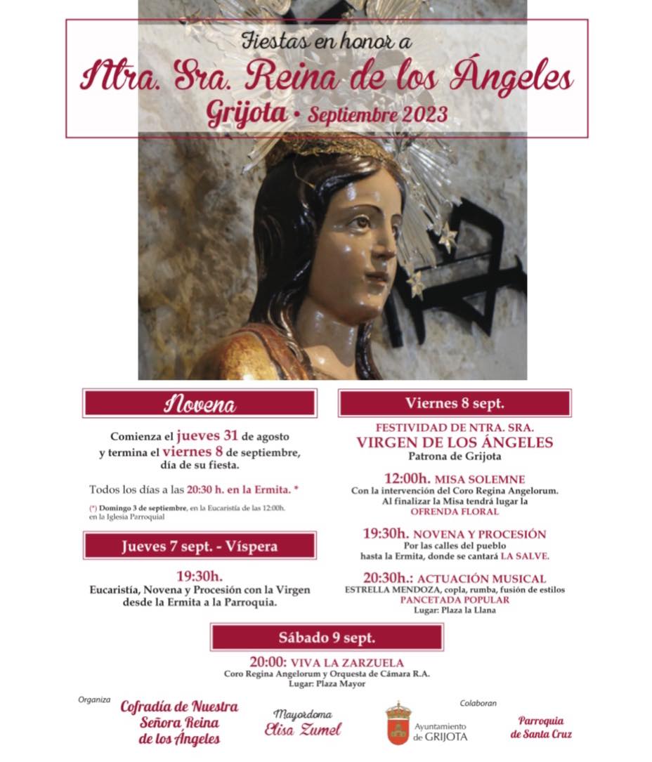 Fiestas en honor a Nuestra Señora de los Ángeles 2023 Grijota